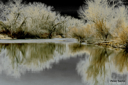 "Winter River," Boise Idaho